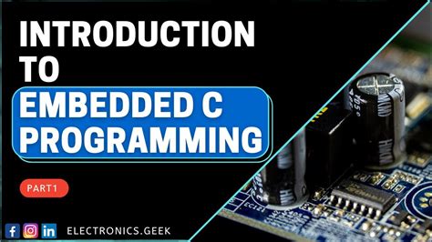 Introduction to Embedded C Programming | Tutorial for beginners | ST Microcontroller | Part 1 ...