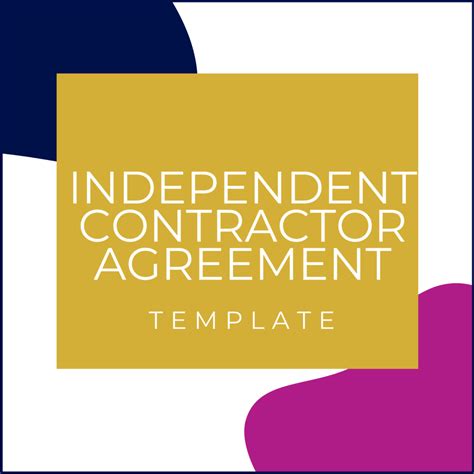 Independent Contractor Agreement Template | Boss Contract Society