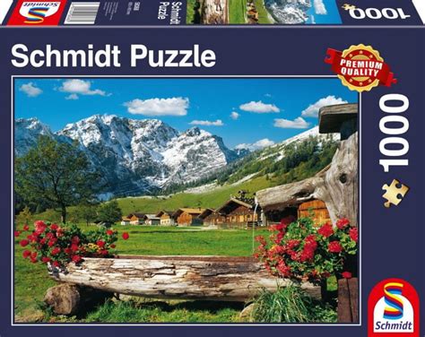 Schmidt Jigsaw Puzzle - Mountain Paradise 1000 Piece Puzzle