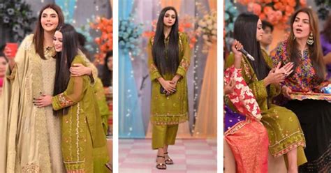 Mera Dil Ye Pukare Aaja: Viral girl Ayesha's spotted on Nida Yasir's morning show - Pk Showbiz