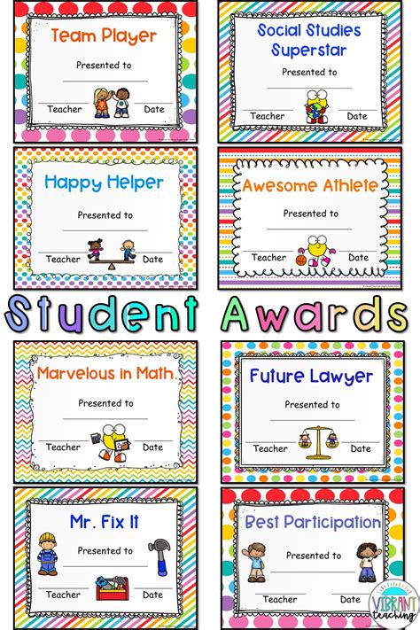 3 Reasons to Use Student Awards - Vibrant Teaching