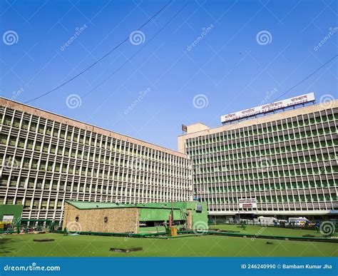 Hospital Multistory Building with Bright Blue Sky at Morning Editorial Image - Image of ...