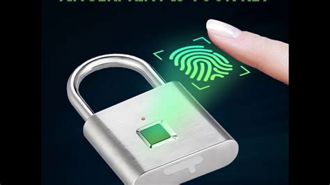 [Fingerprint Lock] USB quick charging fingerprint lock - YouTube