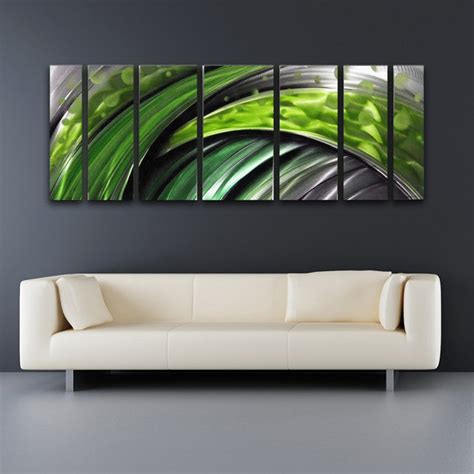 "Green Flash" Large Modern Abstract Metal Wall Art Sculpture Decor ...