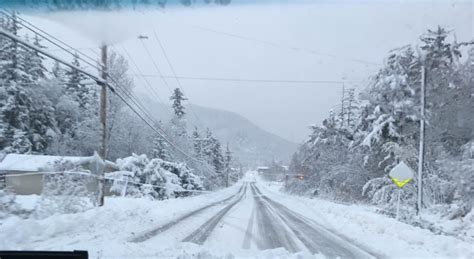 Unusual weather continues in Haines, Alaska with first snowfall of the ...