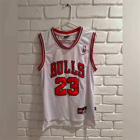 Nike | Shirts | New Nike Nba Authentic Michael Jordan Bulls Number 23 Basketball Jersey | Poshmark