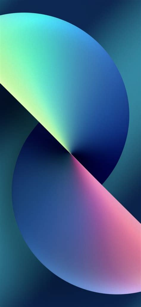 iPhone 13 Official Stock Wallpaper Twist (Blue) - Light - Wallpapers ...