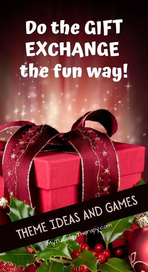 40 Christmas Gift Exchange Ideas and Games | Christmas gift exchange themes, Christmas gift ...