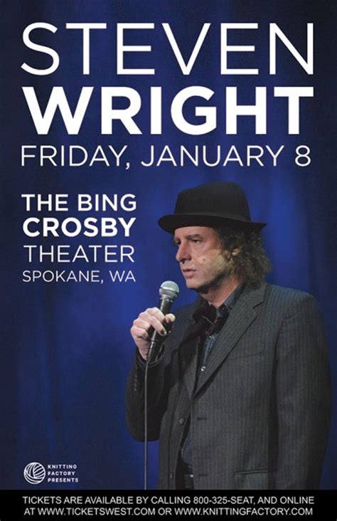 Steven Wright | Bing Crosby Theater | Comedy | The Pacific Northwest ...