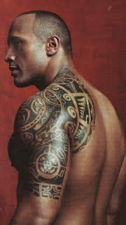 The Rock Tattoos - WWE Superstar Dwayne Johnson Tattoo Pictures ...