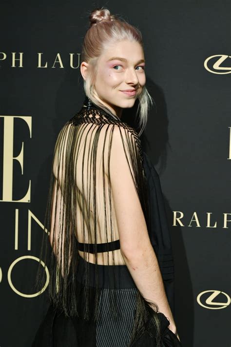 Hunter Schafer's Pink Hair and Makeup at Elle Event | POPSUGAR Beauty ...