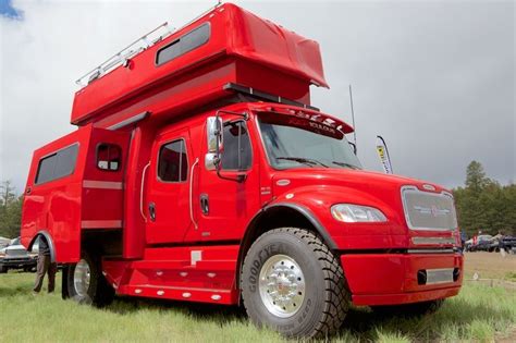 The Big Red Engine | 23 Extreme Off-Road Camper Vans That Can Handle Anything Rv Truck, Truck ...