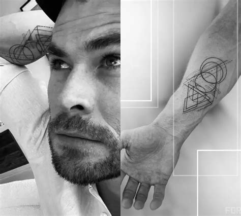 Chris Hemsworth's All 5 Tattoos & Their Meanings | Fabbon