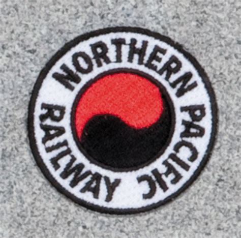 Northern Pacific Railroad Logo Patch - Schrader's Railroad Catalog