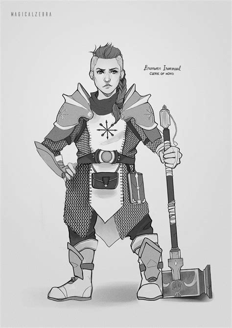 [OC] My Dwarven Cleric of Kord! : r/DnD