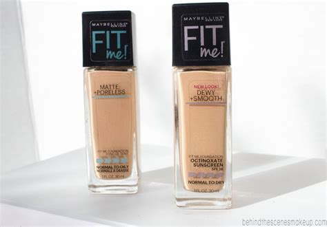 Maybelline Fit Me Foundation Review (Dewy & Smooth|Matte & Poreless)