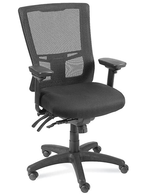 Ergonomic Mesh Office Chair in Stock - ULINE | Mesh office chair ...