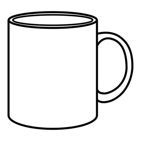 coffee mug coloring page - Google Search | Coloring pages, Mug drawing, Mugs