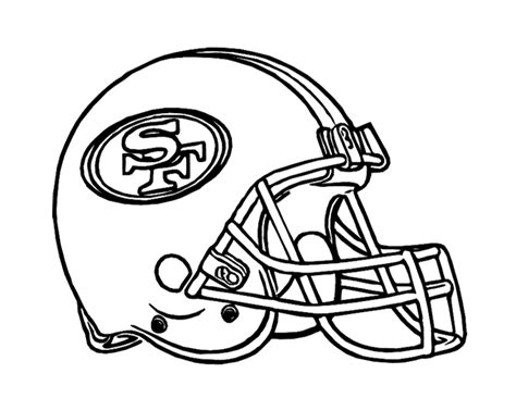 Easy Football Helmet Drawing at GetDrawings | Free download