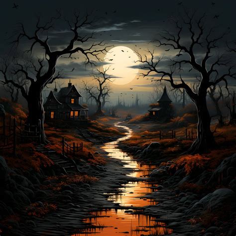 Halloween Moon by CyanoAI on DeviantArt