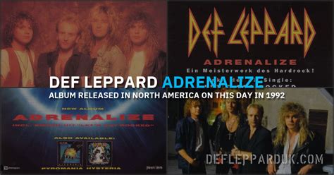 31 Years Ago DEF LEPPARD's ADRENALIZE Album Released In North America