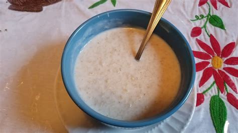 como preparar avena con leche para el desayuno - YouTube