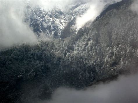 Fresh Snowfall Lachung in North Sikkim Stock Photo - Image of sikkim ...