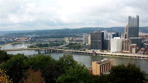 BEAUTIFUL PITTSBURGH SKYLINE---FROM MOUNT WASHINGTON - YouTube