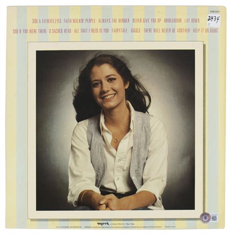 Amy Grant Signed "My Fathers Eyes" Album Cover (Beckett) | Pristine Auction