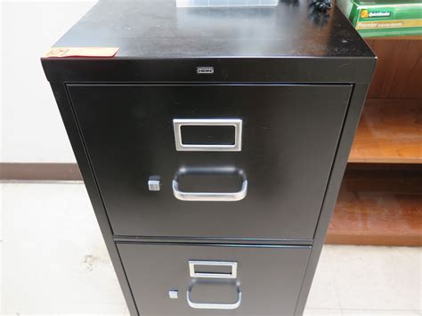 HON Metal 2-Drawer File Cabinet on Wheels