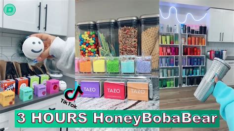 *3 HOURS +* HoneyBobaBear TikTok Videos 2023 | New Honey Boba Bear ...