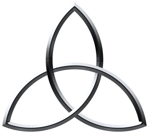 Triquetra: 3-Symbool staat voor maagd, moeder en vrouw. Het ...