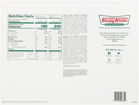 Krispy Kreme® Original Glazed® & Chocolate Doughnuts, 12 ct / 23.2 oz - Jay C Food Stores