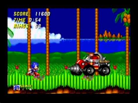 Sonic 2 - Emerald Hill Zone Boss - YouTube