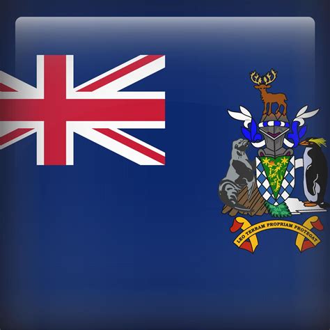 South Georgia and the South Sandwich Islands Square National Flag ...