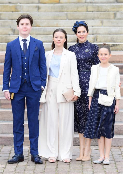 The Family of Crown Prince of Denmark Attend Prince Christian's Confirmation — Royal Portraits ...