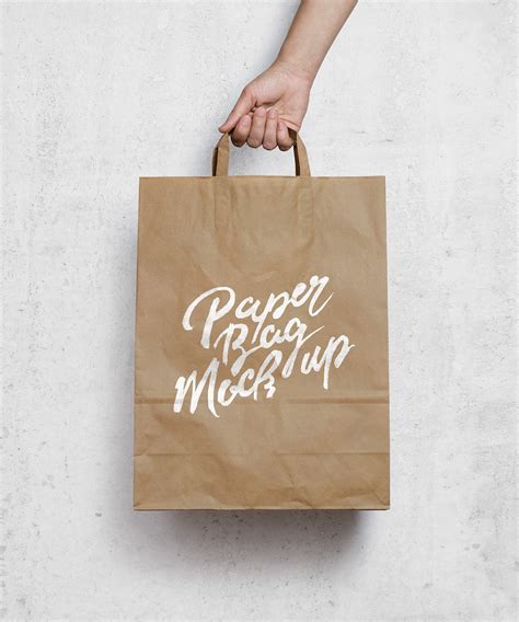 Brown Paper Bag MockUp