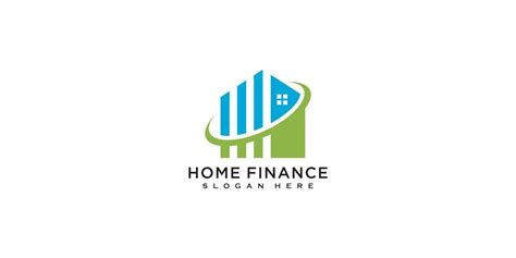 house and business finance logo design vector 7993471 Vector Art at Vecteezy