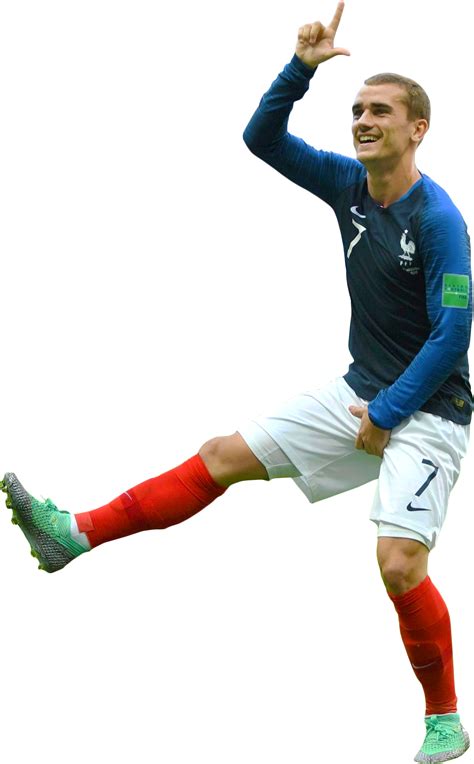 Antoine Griezmann France football render - FootyRenders