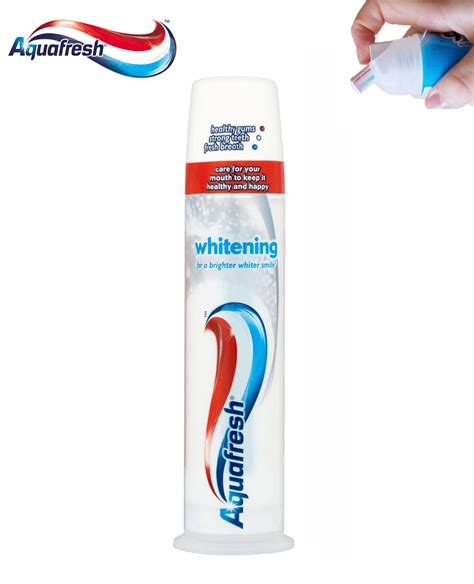 Aquafresh Whitening Pump Toothpaste All Family Triple Protection 100ml ...