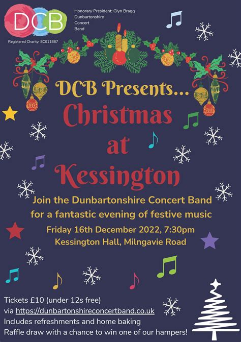 Christmas Concert tickets – Dunbartonshire Concert Band