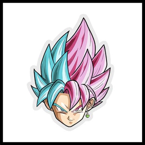 Buy Dragonball Z Goku Black Sticker - High-Quality Waterproof Design