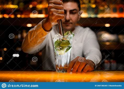Close-up of Transparent Glass with Splashing Mojito Cocktail Stock Photo - Image of alcoholic ...