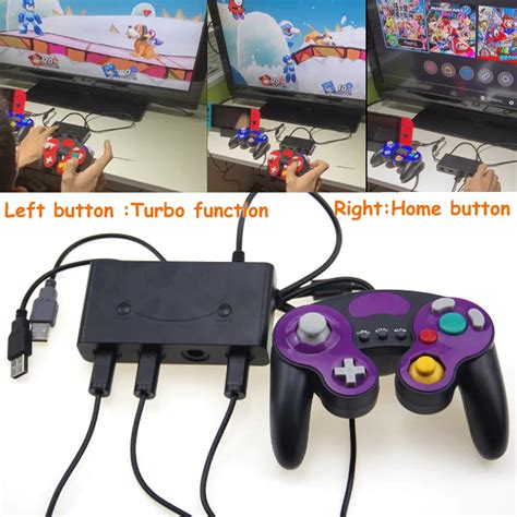 2019 For Gamecube Adapter 3 in 1 GC to PC for Switch Gamecube ...