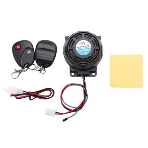 Motorcycle Anti-Theft Alarm System Warning Vibration Lock Anti-Theft Alarm Double Remote Control ...