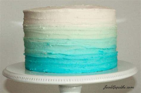 Blue Ombre Cake Tutorial - JavaCupcake