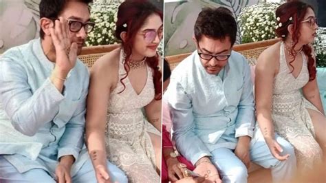 Ira Khan and Nupur Shikhare Wedding: Aamir Khan Flaunts Mehendi Design ...