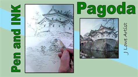 How to Draw a Japanese Pagoda - YouTube