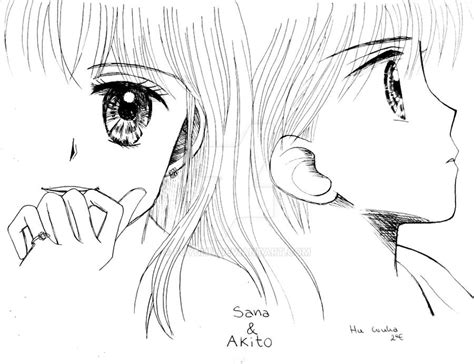 Sana and Akito - Kodocha by fuyuhu on DeviantArt