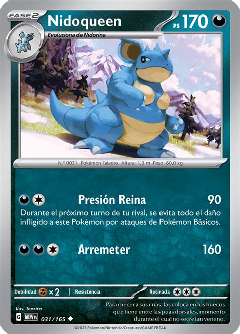 Nidoqueen (151 TCG) - WikiDex, la enciclopedia Pokémon